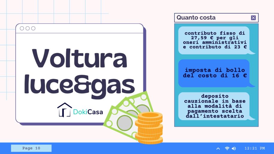 Voltura Luce E Gas: Tempistiche E Modalità | Blog DokiCasa