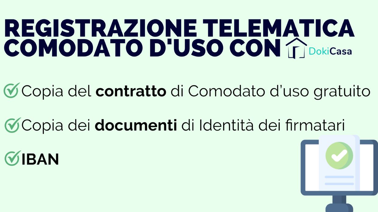 Come Registrare Online Un Comodato D’uso | Blog DokiCasa